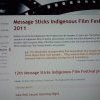 Message Stick film festival poster